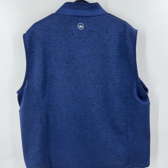 Peter Millar Lined  Navy Blue Vest - Picture 8 of 9